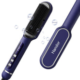 Handoor Pro Ionic hair straightener brush heat up for quick styling and smooth results