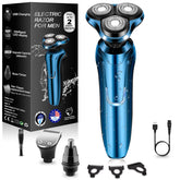 Handsomeface electric razor 4D floating heads contour the face for a close shave