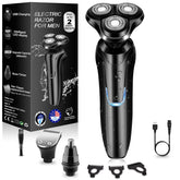 Handsomeface electric razor 4D floating heads delivering precise contouring