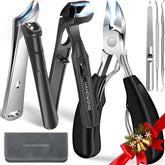 HANDWENG toenail clippers large-opening show wide jaws for thick nails trimming