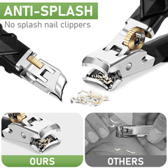 HANDWENG long-handle leverage reduces effort when cutting thick nails.