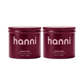 HANNI Splash Salve jar closeup showing rich hydration for all skin types