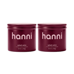 HANNI Splash Salve jar closeup showing rich hydration for all skin types