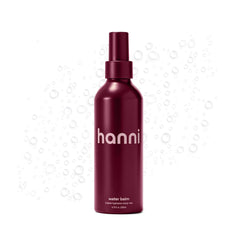 HANNI Water Balm bottle dispenses a weightless mist for quick hydration.