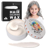 Hansuby silver white hair color wax packaging for quick at-home styling