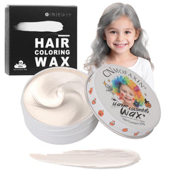 Hansuby silver white hair color wax packaging for quick at-home styling
