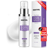 HANYWIL Dark Spot Remover bottle showcases luxury skincare for even skin tone.