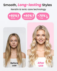 Haokoo keratin-ceramic-infused bristles promote shine while reducing friction.