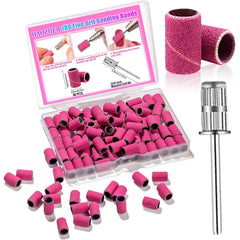 Haozher 80-pcs nail drill bits for precise shaping and removal.