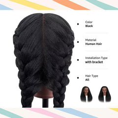 HAPOWELL mannequin head package includes all essentials for hairstyling.