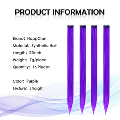 HappClan clip-in metal clips closeup emphasizing secure attachment