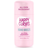 HAPPY CURVES Boho Breeze deodorant bottle with long-lasting protection