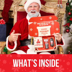 Happy Nuts Holiday Gift Box displays the trio in a ready-to-gift package.