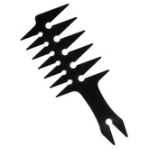 Hariendny Hair Wide-Tooth Comb front view shows double-sided detangling design.