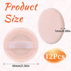 Hariendny powder puff with ribbon grip enables precise control during makeup.