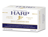 HARP pH-balanced bar fragrance-free packaging emphasizes sensitive-skin design.