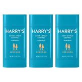 Harry's Redwood 3-pack front view for all-day protection.