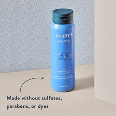 Harry's Men's Body Wash Shiso splash fuels an energized post-workout shower.