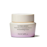 HARUHARU Wonder Black Rice 5 Ceramide Cream jar showing barrier-strengthening hydration.