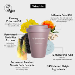 HARUHARU Wonder Black Rice with safflower and evening primrose oils boosting elasticity