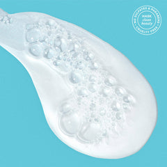 HASK Argan Oil Repairing Shampoo close-up showing frizz control and silky shine