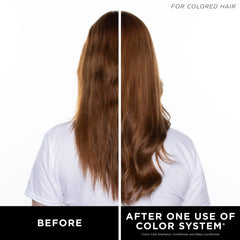 HASK Color Care Conditioner bottle demonstrates vegan, cruelty-free color retention and detangling.