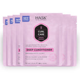 HASK Curl Care Deep Conditioner Pack 6 cover showing nourishing vegan formula for curls