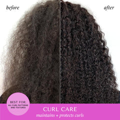 HASK Curl Care Deep Conditioner creamy texture close-up signaling rich moisture