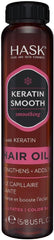 HASK keratina: botella de aceite para suavizar el cabello con brillo suave.