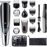 Hatteker men's beard trimmer main unit for versatile grooming and precise lines.