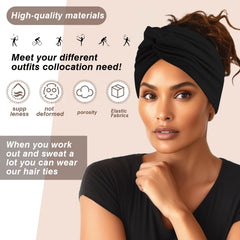 HAUHC knotted bandana close-up highlights trendy boho knot design.