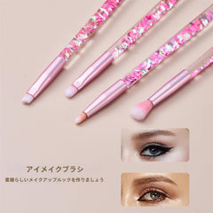 Hawetimher seven-piece set covers powder blush lip eye shadow eyebrow blender