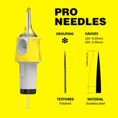 HAWINK semi-transparent bevel tips help observe needle strike for precision.