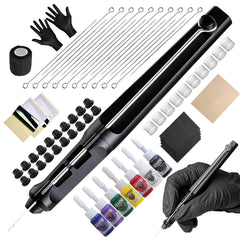 HAWINK tattoo pen kit assembled for professional-quality practice and results.