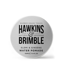 Hawkins & Brimble elemi ginseng scent packaging highlights refined fragrance.
