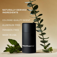 Hawthorne 2-pack packaging highlighting aluminum-free freshness