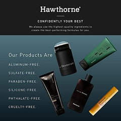 Hawthorne mint and eucalyptus scent suggesting refreshing morning routine