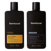 Hawthorne Ultra Nourishing Shampoo bottle pour highlighting curl hydration.