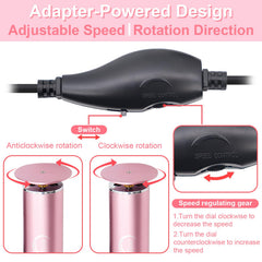 HayZBao foot file pink adjustable speed control close-up