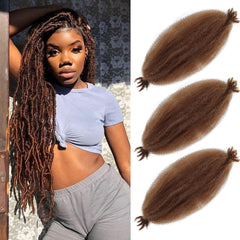 Hbegant Afro Twist 24inch Pack 3 opening shows organized bundles for quick installation