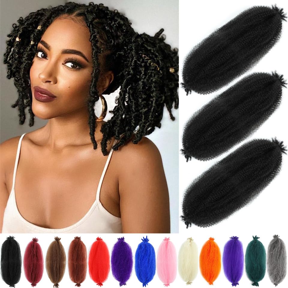 Hbegant Marley Twist 12in pack packaging shows dense extensions for fuller styles.