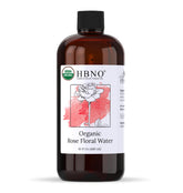 HBNO rose water 16oz bottle for facial hydration and makeup prep.