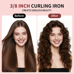 HCAH tourmaline ceramic technology for even heat and shiny curls