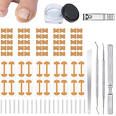HDFDREO ingrown toenail corrector set packaging highlights a comprehensive home-care kit.