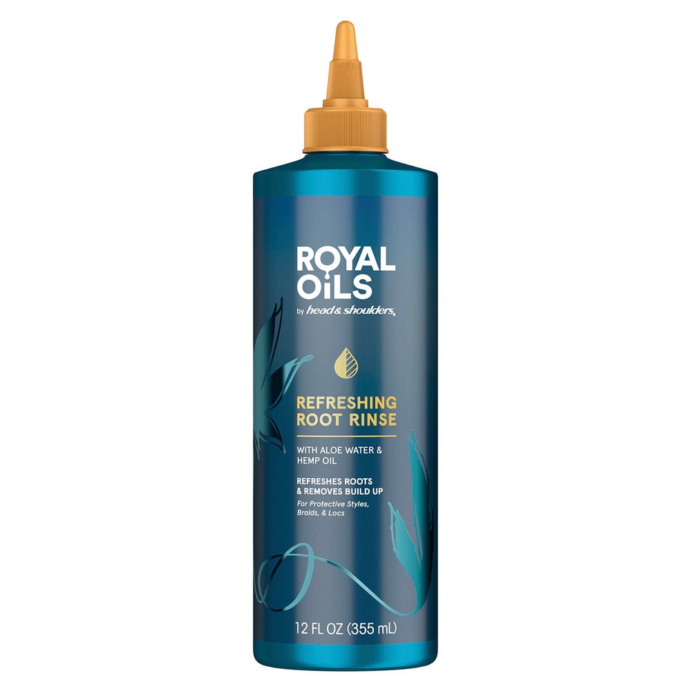 Head & Shoulders Royal Oils Root Rinse bottle for refreshing scalp cleanse in protective styles