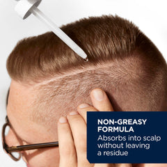 Head & Shoulders Scalp X non-greasy formula close-up with quick absorption.