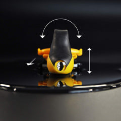 HeadBlade Moto lightweight design for easy maneuvering during head shaving