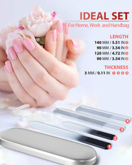 HealPure nano glass nail shiner small end for fast touch-ups.
