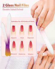HealPure nano nail shiner 2pc delivers smooth buff and glossy finish.