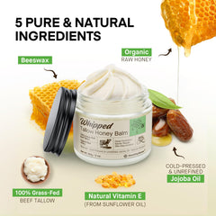 HealthyDerm Balm texture close-up highlighting airy whipped absorption